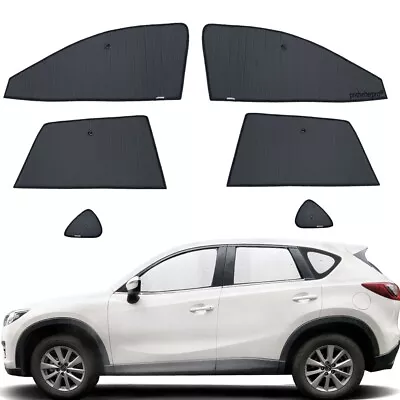 Fit For Mazda CX-5 2013-2016 Side Window Black Silver Camp Privacy Sunshade 6pcs • $68.37