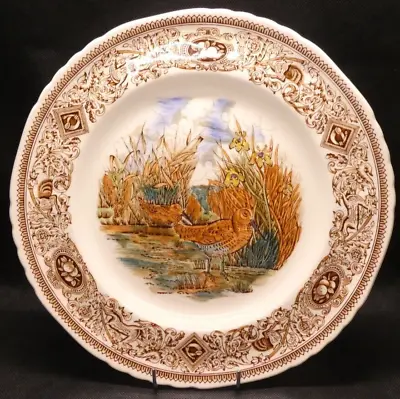 Vintage Mason's Patent Ironstone Game Birds The Snipe Plate 26.5cm • $33.92