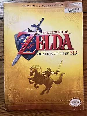 Legend Of Zelda Ocarina Of Time 3ds Prima Offical Strategy Guide N64 Poster • $59.99