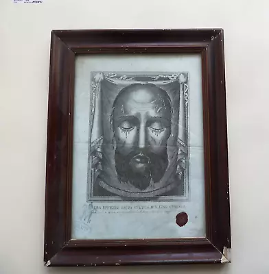 Reliquary Relic Holy Face Of Jesus Veil Of Veronica Original Vatican Linum • $755