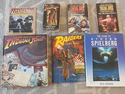 Indiana Jones Books X 7 Raiders Hardcover Comic 1981  & Adventures 2008 & More • $120
