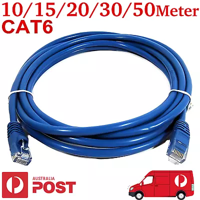 New 10m 15m 20m 30m 50m Ethernet Network Lan Cable CAT6 1000Mbps • $16.99