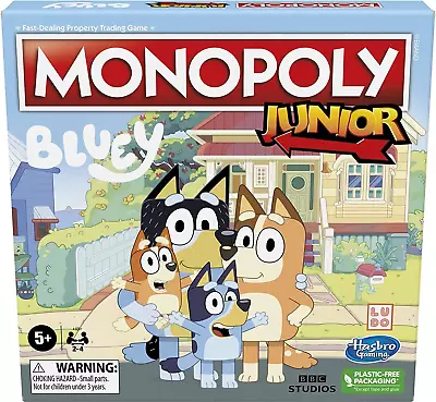 Hasbro Gaming Monopoly Junior: Bluey Edition Board Game • $29.12