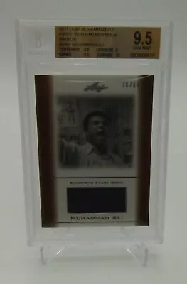 Muhammad Ali 2011 Leaf Event Worn BGS GEM MINT 9.5 - ONLY ONE GRADED! - BEAUTY! • $129.99