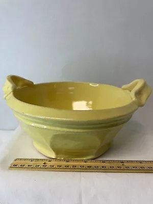 $22.99 • Buy Vintage Yellow Ware Pottery Mixing Bowl