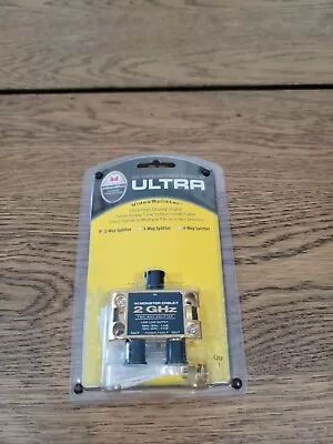 Monster Cable Ultra High Performance TV Signal Splitter 5MHz 2 GHz  2 Way New • $5.84