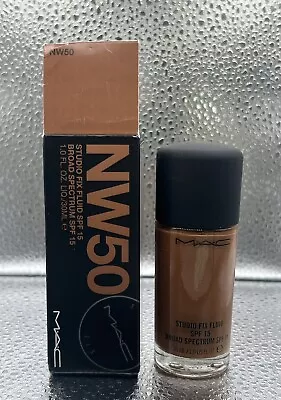 MAC Cosmetics Studio Fix Fluid SPF 15 Foundation NW50 • $29.99