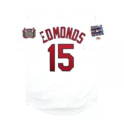 Jim Edmonds St. Louis Cardinals 2006 World Series Home Jersey Men's (S-3XL) • $129.99