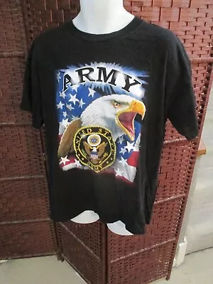 Vintage United States Army T Shirt Big Eagle Logo Size XL USA Armed Forces • $7.27