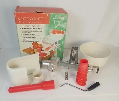 $47 • Buy Vintage VillaWare Victorio No 200 Food Strainer And Sauce Maker Pro Chef 