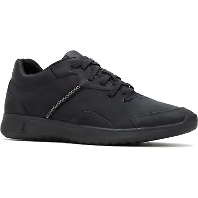 Hush Puppies Male Mens The Good Trainer Black Leather Sports • £71.99