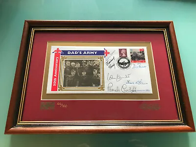 Dads Army First Day Cover 30th Anniversary Ltd Edition Clive Dunn Cast Signed  • £295