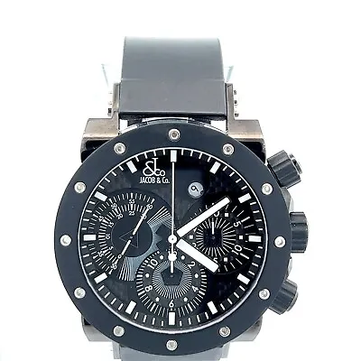 New Mens Jacob & Co. Epic II Chronograph - FREE WORLD SHIPPING - JEWELRY STORE • £3547.46