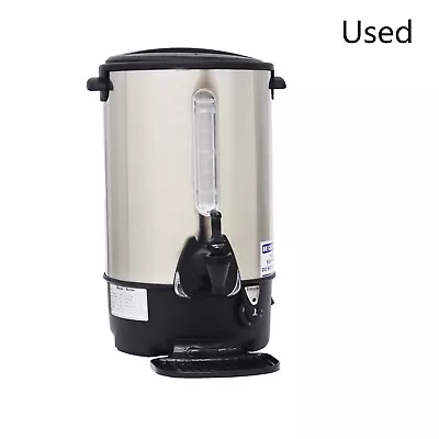 Used 21.7L Commercial Hot Water Dispenser Stainless Steel Office Kitchen 110V • $79.05
