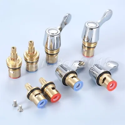 Brass/Ceramic Tap Valves Cartridge Gland Turn Replacement Repair Kit Kitchen • £7.42