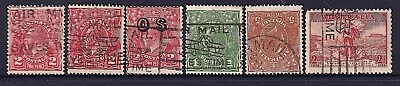 $14.58 • Buy AUSTRALIA KGV's 1d 2d 5d Kgv OS OP  ***AIR MAIL*** **POSTMARKS** CANCELS 