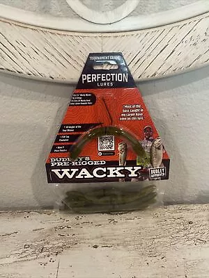 Dudleys Pre Rigged Wacky Worm Green Pumpkin Violet 5 3/8  • $9.99