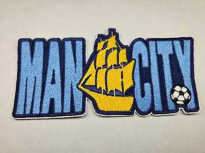 ENGLAND PREMIER LEAGUE MANCHESTER CITY CHAMPIONS UEFA IRON-ON/Sew PATCH FA CUP • $8