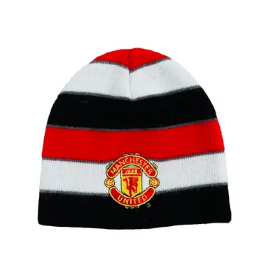 Official Manchester United FC Knitted Hat Beanie | Toddler | Black Red White • $16