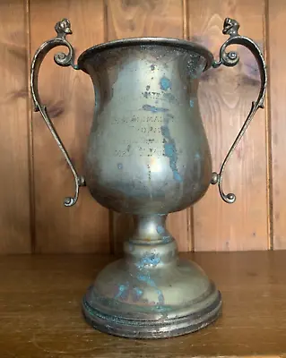 Sparkhill Movie Club Vintage Silver Plate Trophy Trophies Loving Cup • $47.99