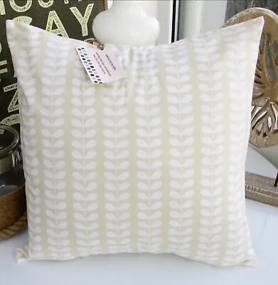 Cushion Cover Using Orla Kiely Cream Tiny Stem Country Coastal Summer  Beige • £8.99