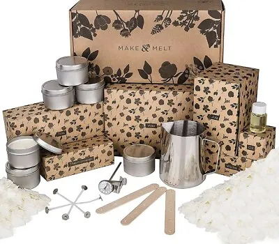 £19.99 • Buy MAKE&MELT DAMAGED  Candle Making Kit For Adults With Soy Wax DAMAGED PACKAGING