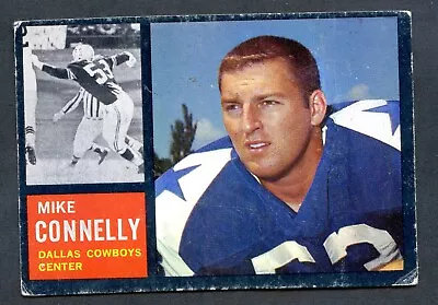 1962 Topps #44 Mike Connelly - Dallas Cowboys  Vg/Ex+ • $1.35