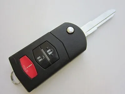 Oem Mazda 2 3 5 Cx7 Cx9 Flip Key Fob Keyless Remote Alarm Bgbx1t478ske12501 • $25.95