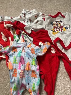 Baby’s First Christmas 0-3 Month Clothing Bundle • £0.99