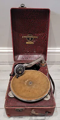 £99.95 • Buy Antique C1932 Columbia Viva-Tonal Portable Gramophone No.100 In Red (Record)