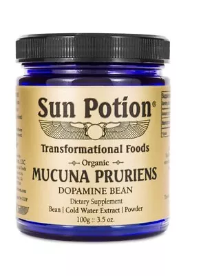 Sun Potion Organic Mucuna Pruriens Powder 3.5 Oz (100 G) • $31.99