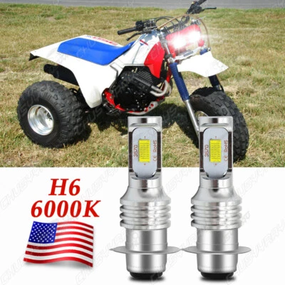 $8.49 • Buy 2x P15D H6M LED Headlight Bulbs For Honda ATC 350X 1985-1986 High Low Beam Light