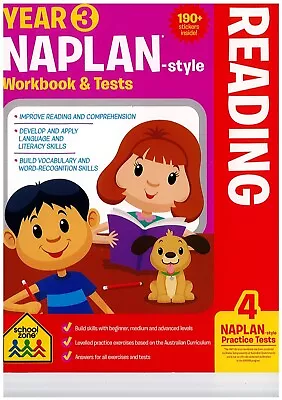 Year 3 Naplan-style Workbook & Tests - Reading • $16.99