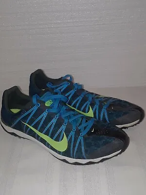 Nike Zoom Rival XC 605506 -333 Cross Country Spikes Running Shoes Cleats Mens 10 • £8.51