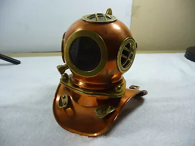 RARE Vintage Copper Brass ROLEX Submariner Watch Display Diving Diver Helmet • $79.95