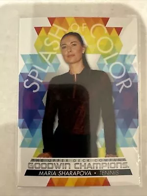 2022 UD Goodwin Champions Base Splash Of Color #141 Maria Sharapova - Tennis • $1.75