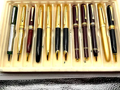 Montefiore 12 Item Variety Lot Of Rollerballs And Ballpoints • $70