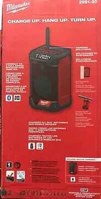 Milwaukee 2951-20 M12 Radio + Charger (a1) • $134.99