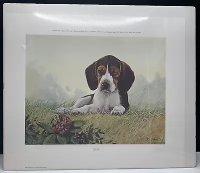 Vintage R.J. McDonald  Ears  Beagle Print Signed By Artist 874/1000 New See Note • $99.98