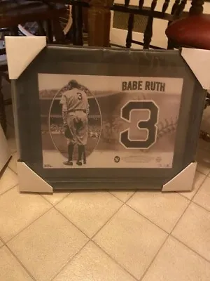 Upper Deck  The Babe Bows Out  /100 Babe Ruth Jersey #3 Picture Frame New • $100