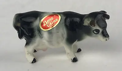 Miniature Bone China Cow Bull Figurine Mini Farm Japan Vintage • $14.98