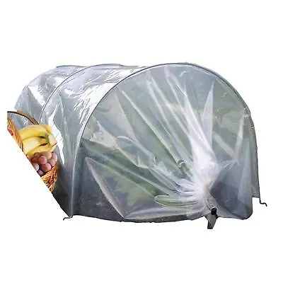 Poly Tunnel Cloche Mini Green House Garden Grow Protect Plant 1.5M X 45 X 42cm • £6.99