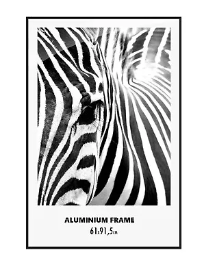 Black Matt Aluminium Poster Picture Photo Frames A4 S M L XL Sizes Available • £38.99