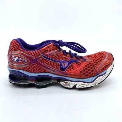 Mizuno Womens Wave Creation 13 Running Shoes Red 410455.2V3P Mesh Lace Up 7.5M • $30.99