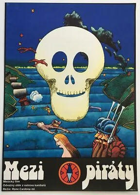 £52 • Buy Movie Poster Twelve Year Old Pirate 1975 Graphic Design 1970s Cinema Art