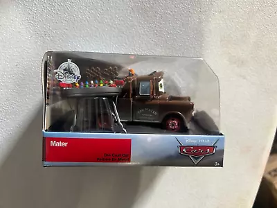 Disney Store CARS 3 MATER WITH RACETRACK HAT Die-Cast Car 1:43 NEW • $25