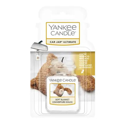 Yankee Candle Ultimate Car Jar 3D Air Freshener Soft Blanket • £5.09