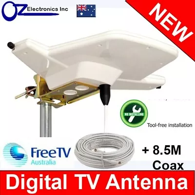 Camping 12V 240V Digital TV Outdoor Amplified Antenna Caravan RV Tent AUSTRALIA • $61