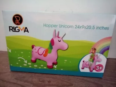 Bouncy Unicorn - ECO-Friendly-Animal Bouncing Horse Hopper Toy Inflatable Ride  • $11