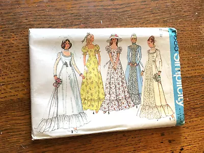 Vintage Simplicity Sewing Patterns #6888 Miss's  Bridal Dress And Maid's (1975) • $4.95